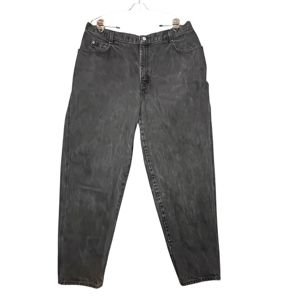 Vintage 80s Gitano Women 20 Black Jeans High Rise Tapered Mom Jean Relaxed Baggy